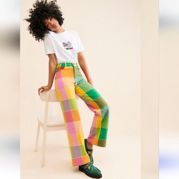 Thinking Mu Art Blanket Pants From FREE PEOPLE - Picture 2 of 16